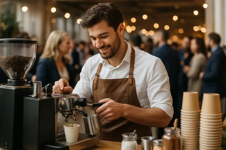 Waarom een barista op locatie jouw evenement naar een hoger niveau tilt